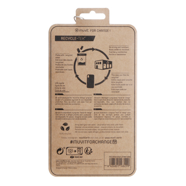 Funda muvit recycletek para apple iphone 14 pro negra M 5