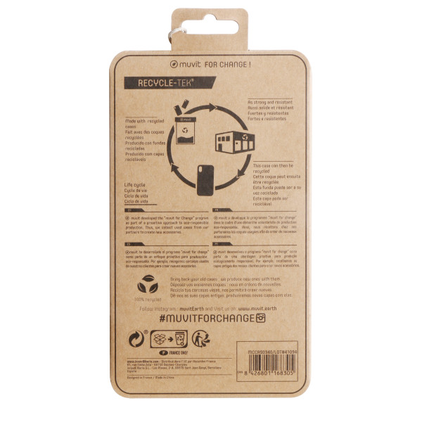 Funda muvit recycletek para apple iphone 14 plus negra M 5