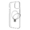 Capa muvit recycletek magsafe + suporte para iphone 15 transparente 5