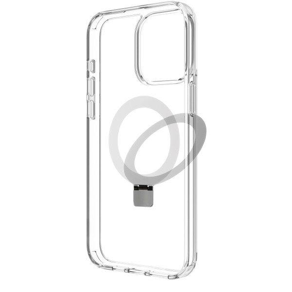 Funda muvit recycletek magsafe + suporte para iphone 15 pro max transparente M 5
