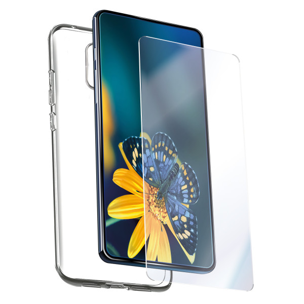 Capa muvit para samsung galaxy a34 + protetor de tela de vidro temperado plano M 3