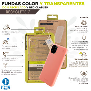 Capa muvit reciclatek para samsung galaxy a54 5g transparente H
