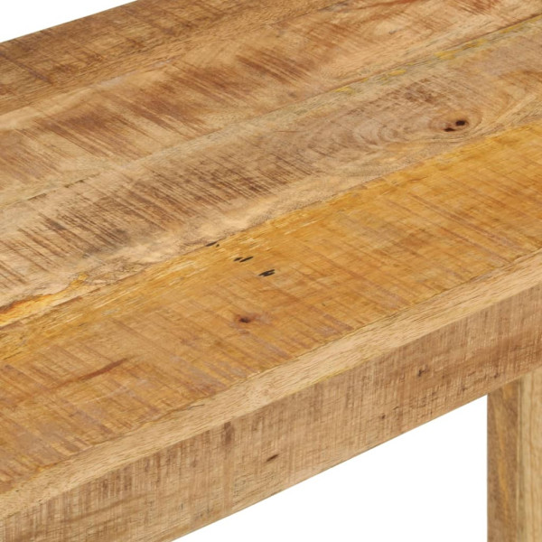 Mesa consola de madera de mango rugosa 110x35x76 cm M 5