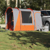Tenda de campismo p/ 4 pessoas impermeável cinzento/laranja 3