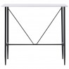Mesa de bar 120x60x110 cm MDF branco 2
