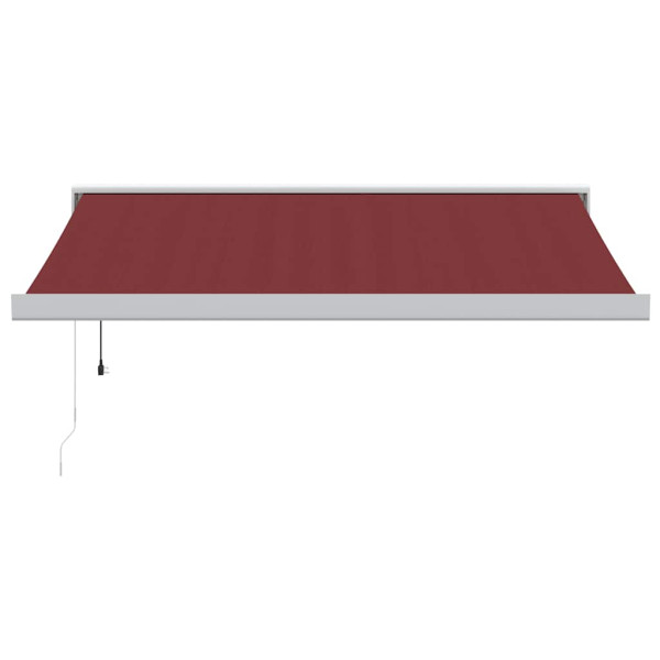 Toldo retráctil automático burdeos 300x250 cm M 3