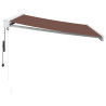 Toldo retrátil automático 300x250 cm castanho 4