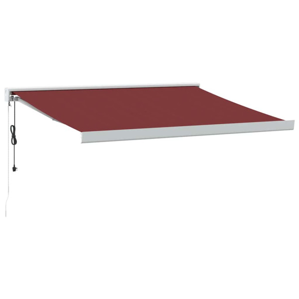 Toldo retrátil automático 350x250 cm bordô M 2