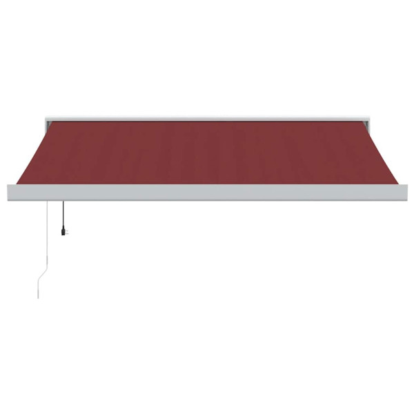 Toldo retráctil automático burdeos 350x250 cm M 3