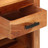 Mesita de noche de madera maciza 40x30x50 cm 5