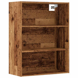 Armario colgante de pared madera vieja 69.5x32.5x90 cm H