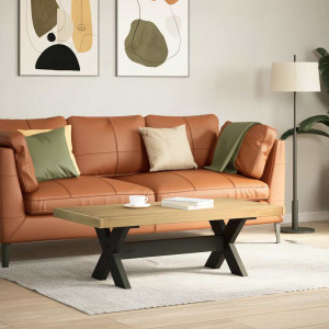 Mesa de centro NOAIN pernas em forma de X 120x60x40 cm H