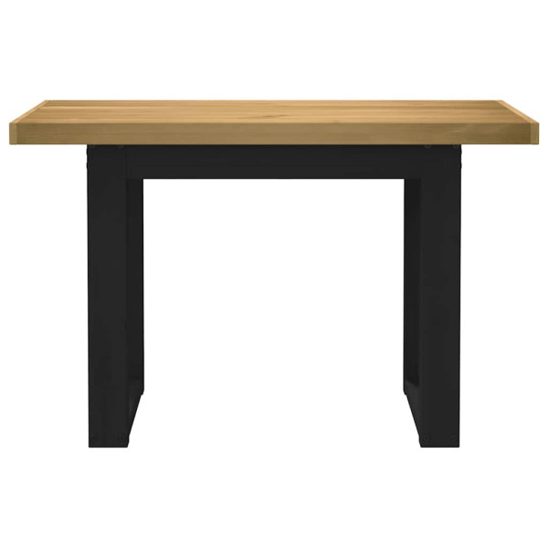 Escritorio NOAIN patas en U madera maciza pino 120x50x75 cm M 3