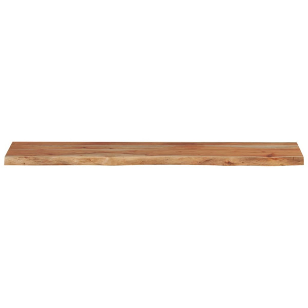 Estante pared rectangular madera acacia borde vivo 100x20x3.8cm M 4