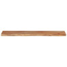 Estante pared rectangular madera acacia borde vivo 100x20x3.8cm 4