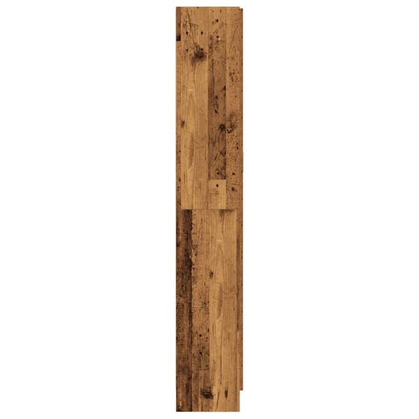 Aparador madera ingeniería madera envejecida 82.5x30.5x185 cm M 4