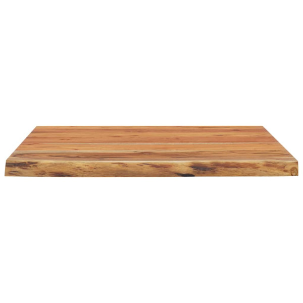 Estante pared cuadrado madera de acacia borde vivo 40x40x3.8 cm M 4