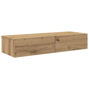 Estantería de pared con cajones madera de contrachapada H