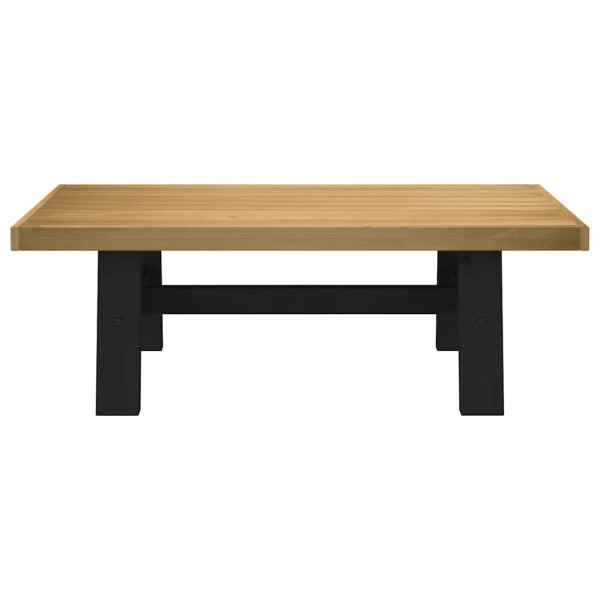 Mesa de centro NOAIN patas en A madera maciza pino 120x60x40 cm M 3