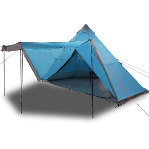 Tienda de campaña familiar tipi 6 personas impermeable azul H