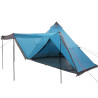 Tenda familiar tipi para 8 pessoas impermeável azul 4