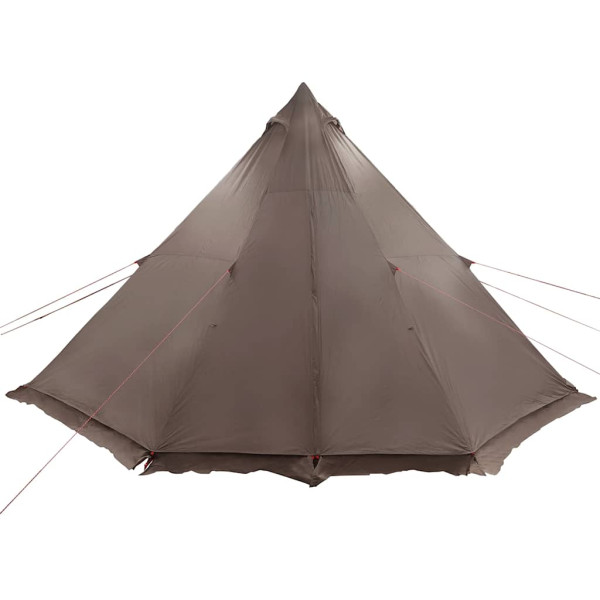 Tienda de campaña familiar tipi 6 personas impermeable marrón M 5