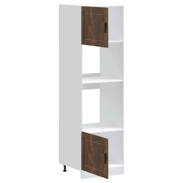 Armários forno 2 pcs Porto derivados de madeira carvalho fumado M 5