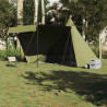 Tenda familiar tipi para 8 pessoas impermeável verde azeitona 3