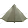 Tenda familiar tipi para 8 pessoas impermeável verde azeitona 5