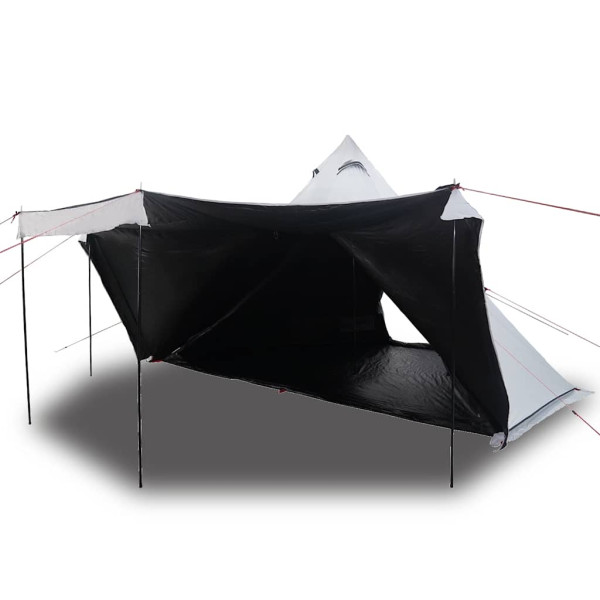 Tienda familiar tipi 6 personas tela opaca impermeable blanca M 2