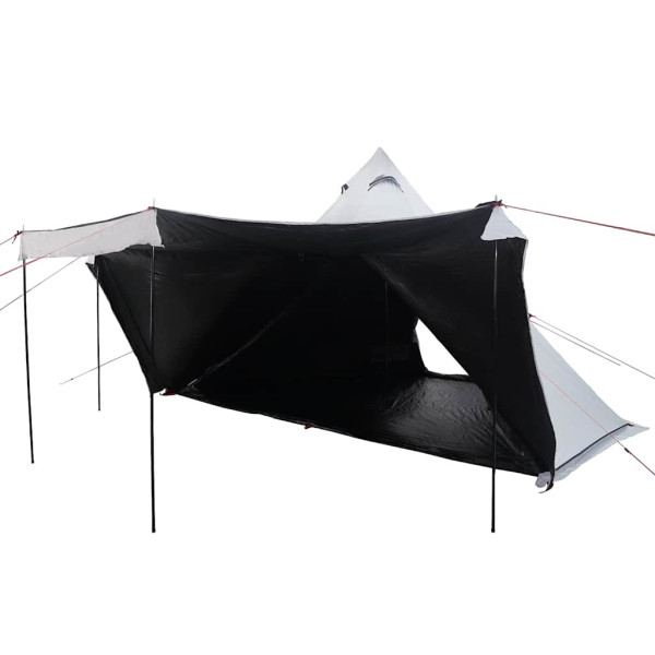 Tienda familiar tipi 6 personas tela opaca impermeable blanca M 4