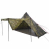 Tenda familiar tipi para 8 pessoas impermeável camuflagem 4