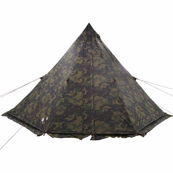 Tienda campaña familiar tipi 6 personas impermeable camuflaje M 5