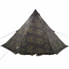 Tienda campaña familiar tipi 6 personas impermeable camuflaje 5