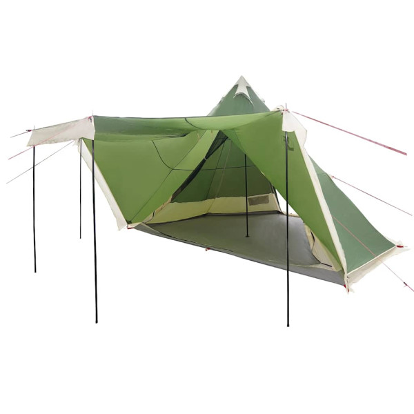 Tienda de campaña familiar tipi 6 personas impermeable verde M 4