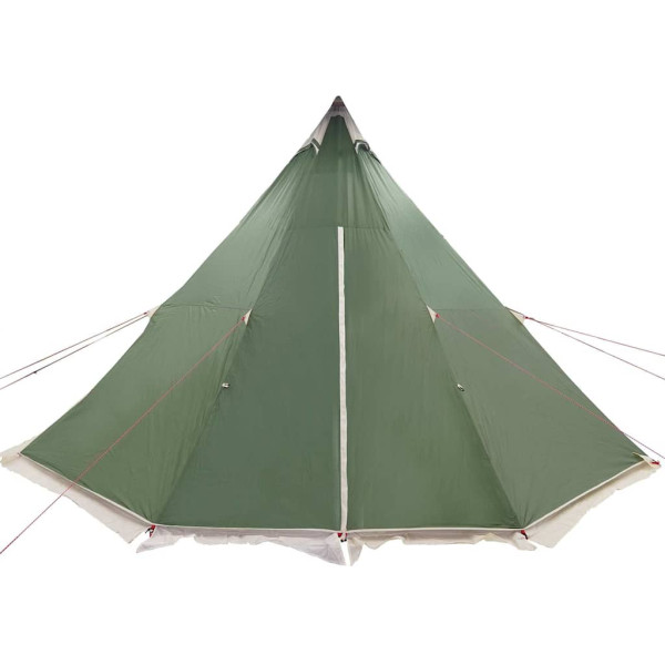 Tienda de campaña familiar tipi 6 personas impermeable verde M 5