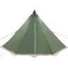 Tenda familiar tipi para 8 pessoas impermeável verde 5