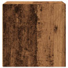 Mueble de pared para TV madera envejecida 30.5x30x30 cm 5