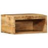 Mueble de TV de pared madera maciza de mango rugosa 40x30x19 cm 3