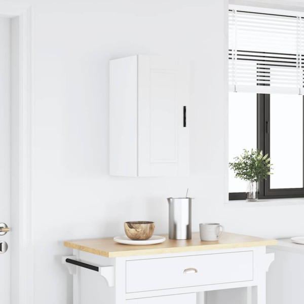 Armario de pared para cocina Porto madera de ingeniería blanca M 2