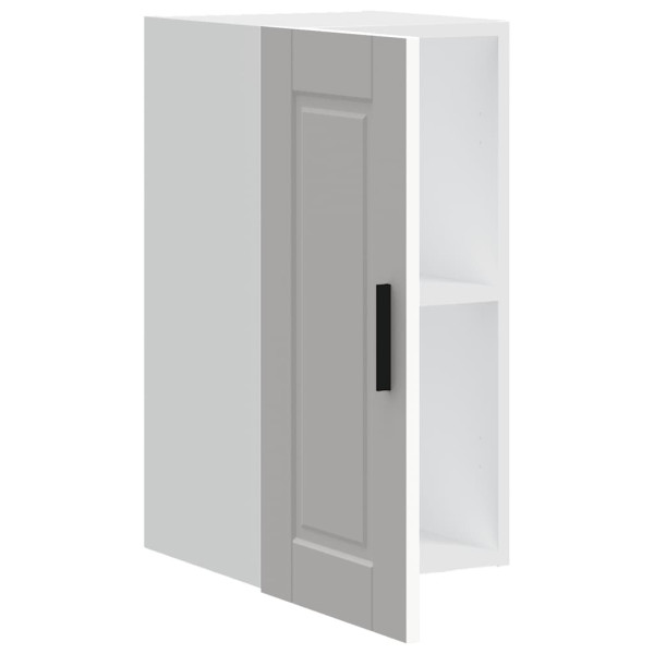 Armario de pared para cocina Porto madera de ingeniería blanca M 5