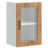 Armario de pared para cocina puerta cristal Porto madera vieja 2