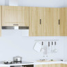 Mueble de pared cocina madera contrachapada Porto roble sonoma 3