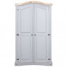Roupeiro Corona Range pinho mexicano com 2 portas cinzento 2
