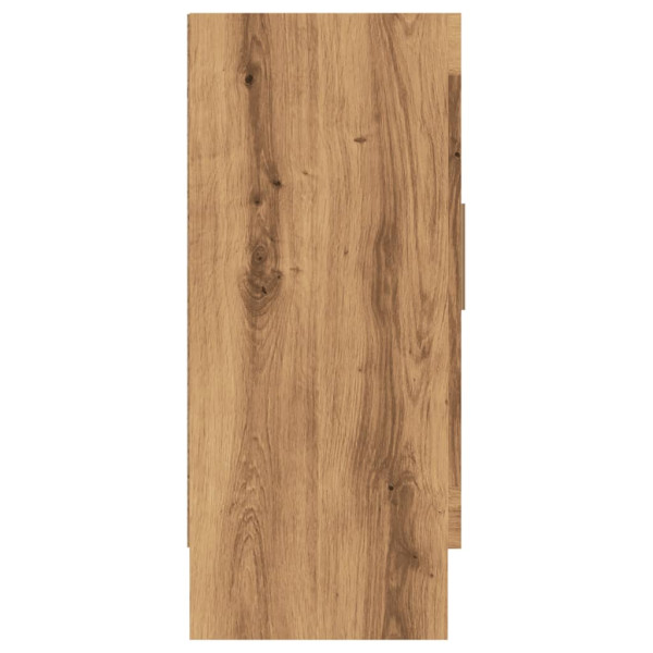 Aparador de madera de ingeniería roble artisan 120x30.5x70 cm M 5