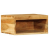 Mueble de TV de pared madera maciza de acacia 40x30x19 cm 1