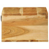 Mueble de TV de pared madera maciza de acacia 40x30x19 cm 5