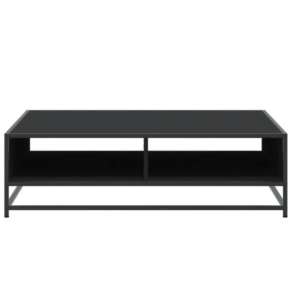 Mesa de centro 100x100x30 cm derivados de madeira/metal preto M 5