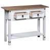 Mesa consola Corona pinho mexicano 90x34.5x73 cm branco 4