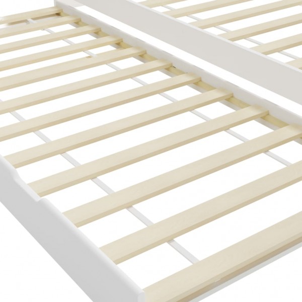 Estructura de sofá cama madera de pino blanco 90x200 cm M 5